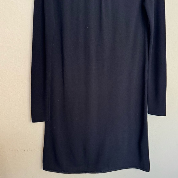 ALPHA MASSIMO REBECCHI Sweater Knit Wool Blend Dress Size 44 / M Black Pullover - Picture 6 of 11